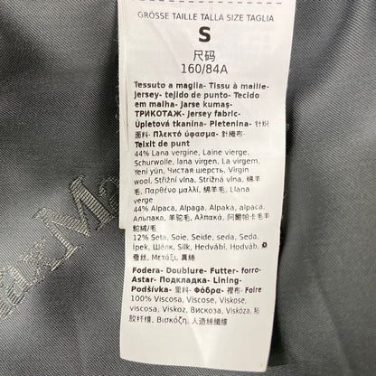Max Mara Coat Teddy Bear Icon Dark Gray Long Sleeve Winter Wool Alpaca S — view 4