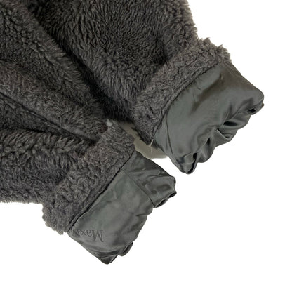 Max Mara Coat Teddy Bear Icon Dark Gray Long Sleeve Winter Wool Alpaca S — view 6