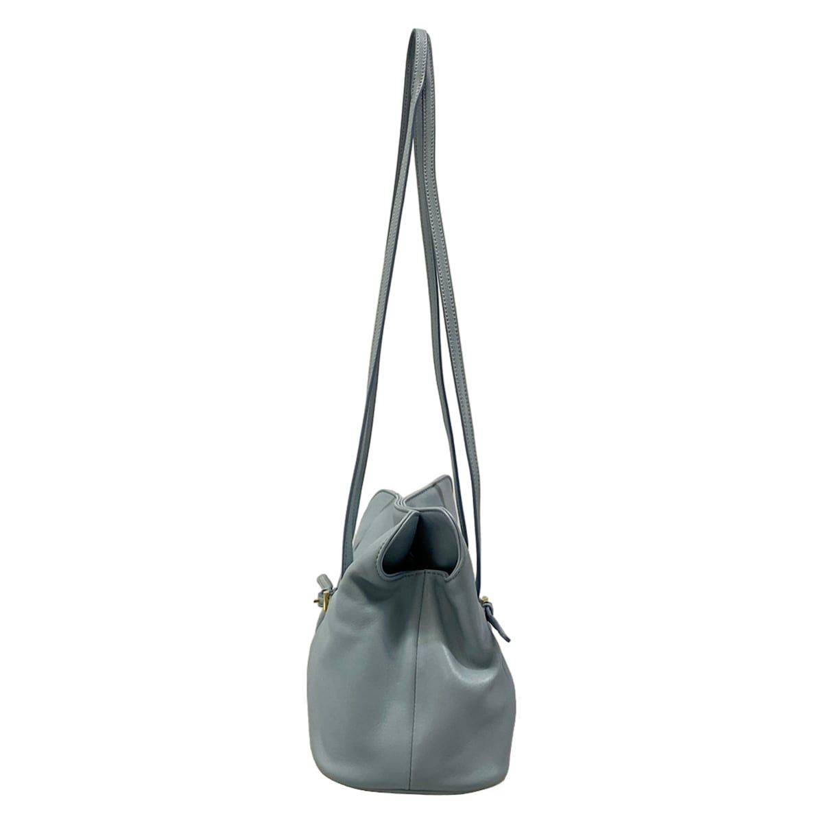 Prada Shoulder Bag Dada Small Light Blue Leather — view 4
