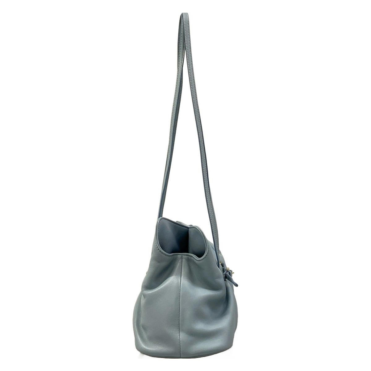 Prada Shoulder Bag Dada Small Light Blue Leather — view 2