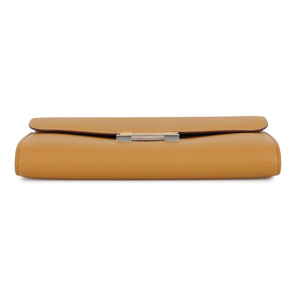 Hermes Wallet Constance to Go Long Sesame Lacquer Epsom — view 3