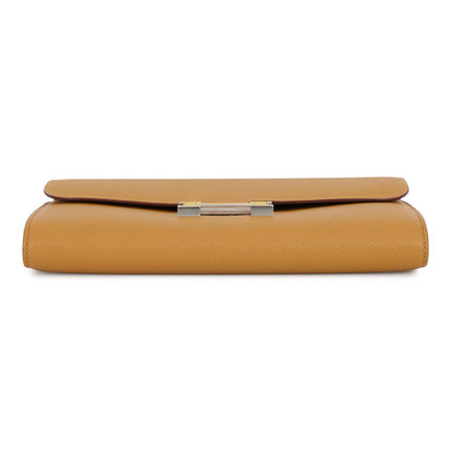 Hermes Wallet Constance to Go Long Sesame Lacquer Epsom — view 3