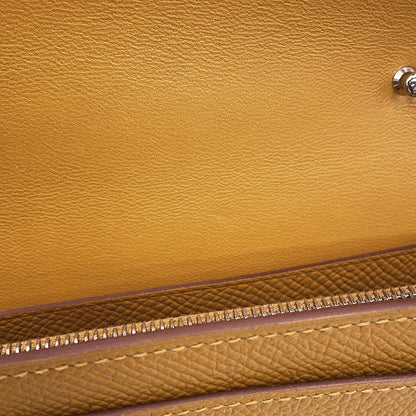 Hermes Wallet Constance to Go Long Sesame Lacquer Epsom — view 7