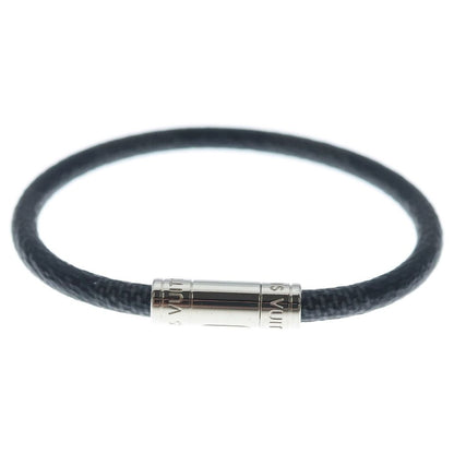 Louis Vuitton Damier Bracelet Keep It Black Silver