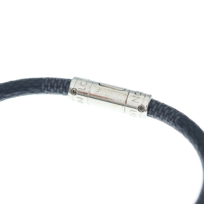 Louis Vuitton Damier Bracelet Keep It Black Silver — view 5