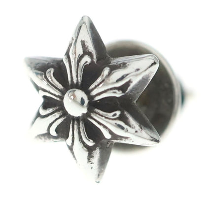 Chrome Hearts CO Star Stud Earrings Silver