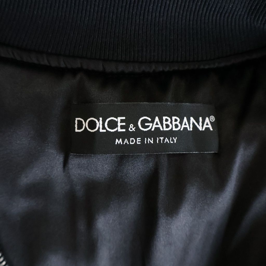 Dolce & Gabbana Print Bomber Jacket Flight Black — view 7