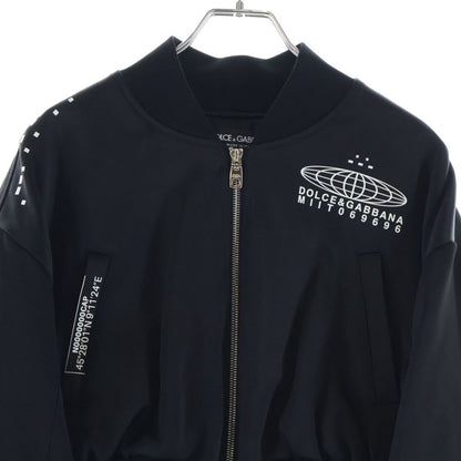 Dolce & Gabbana Print Bomber Jacket Flight Black — view 3