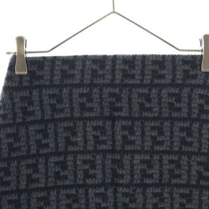 Fendi Zucca Skirt Black Cashmere — view 4