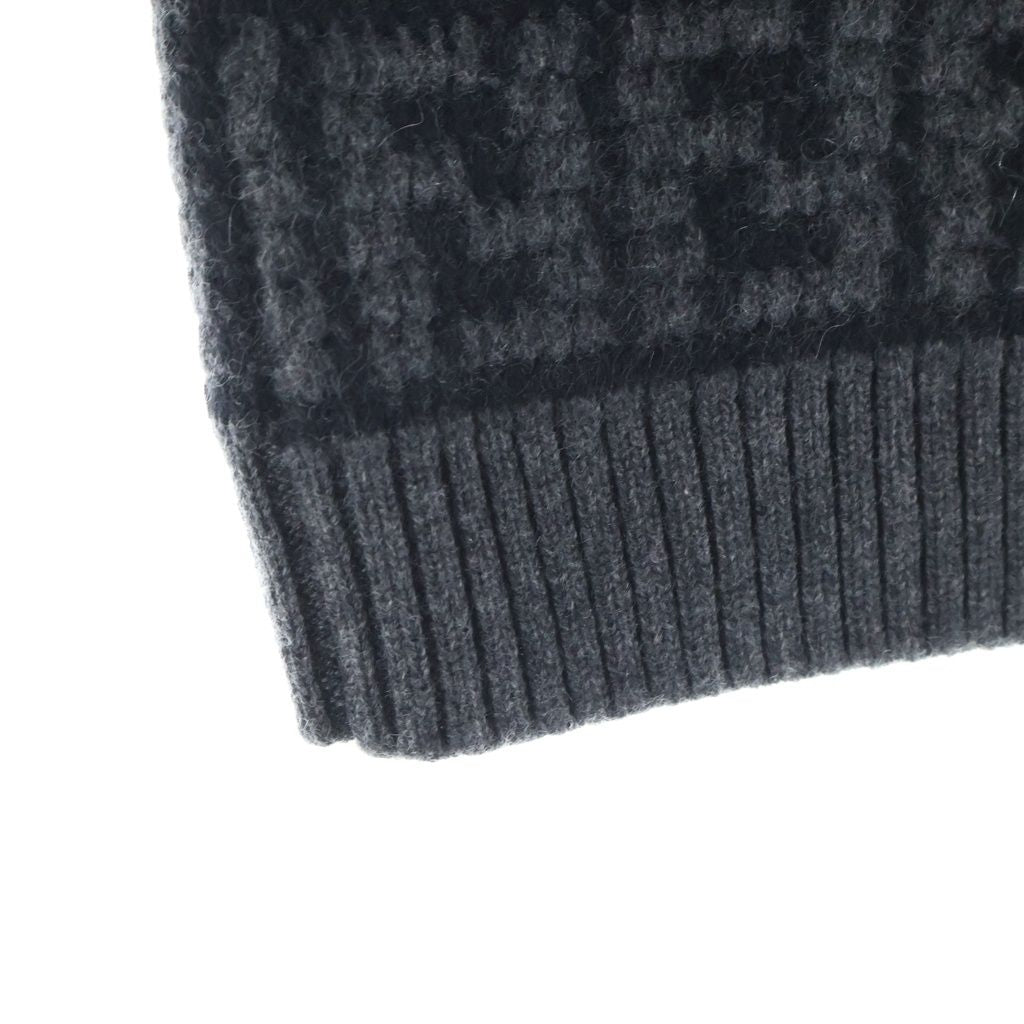 Fendi Zucca Skirt Black Cashmere — view 5