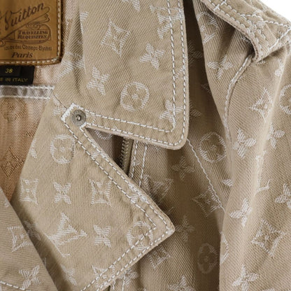 Louis Vuitton Monogram Denim Rider's Jacket Beige — view 4