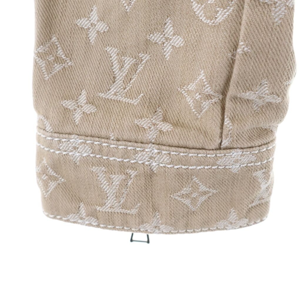 Louis Vuitton Monogram Denim Rider's Jacket Beige — view 5