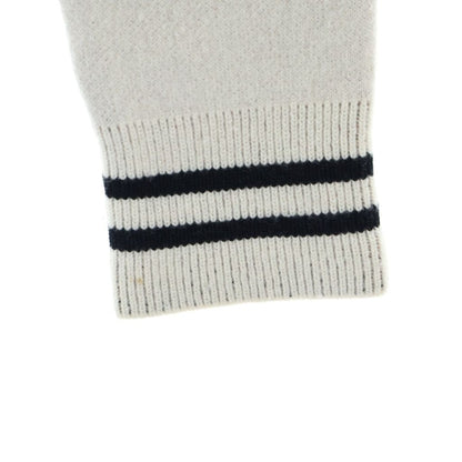 Dior Heart Logo Cashmere Knit Sweater White — view 5