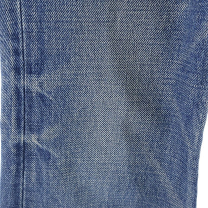 Celine Triomphe Embellishment Margaret Flare Denim Jeans Indigo — view 6