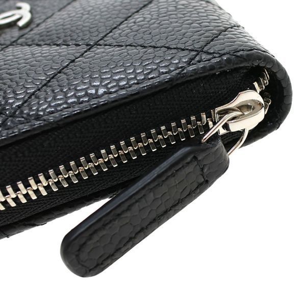 Chanel Caviar Quilted Coin Purse — view 4