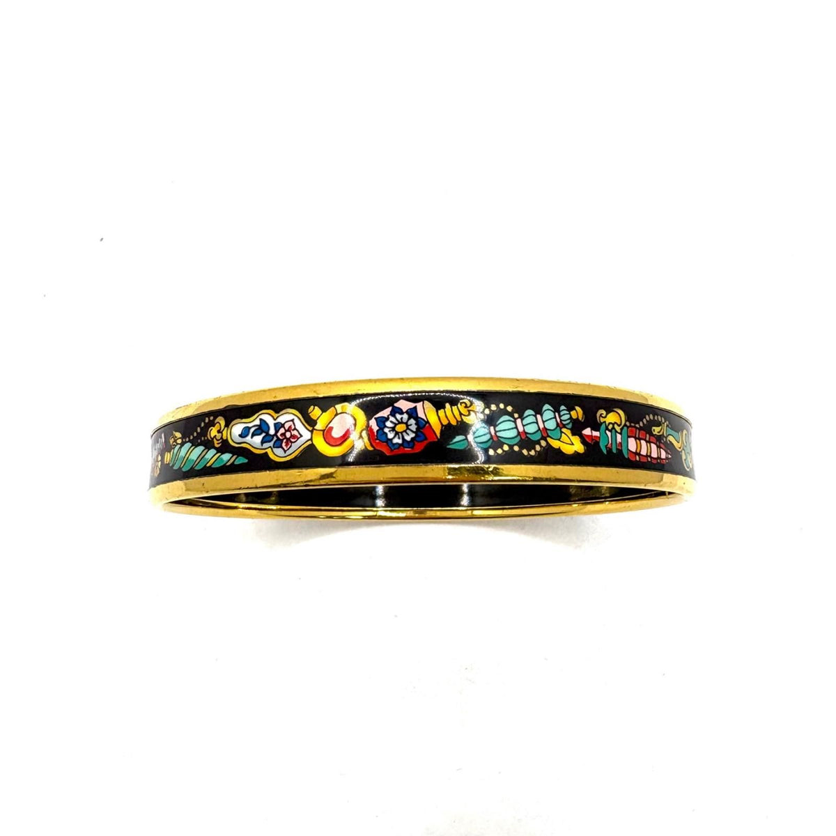 Hermes Enamel PM Shippo Bracelet Around the Timestamp — view 3