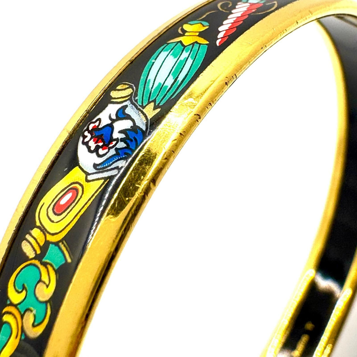 Hermes Enamel PM Shippo Bracelet Around the Timestamp — view 5
