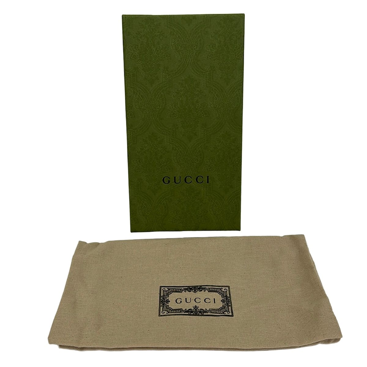 Gucci Wallet GG Plus Supreme Black Beige Dark Brown Leather — view 7