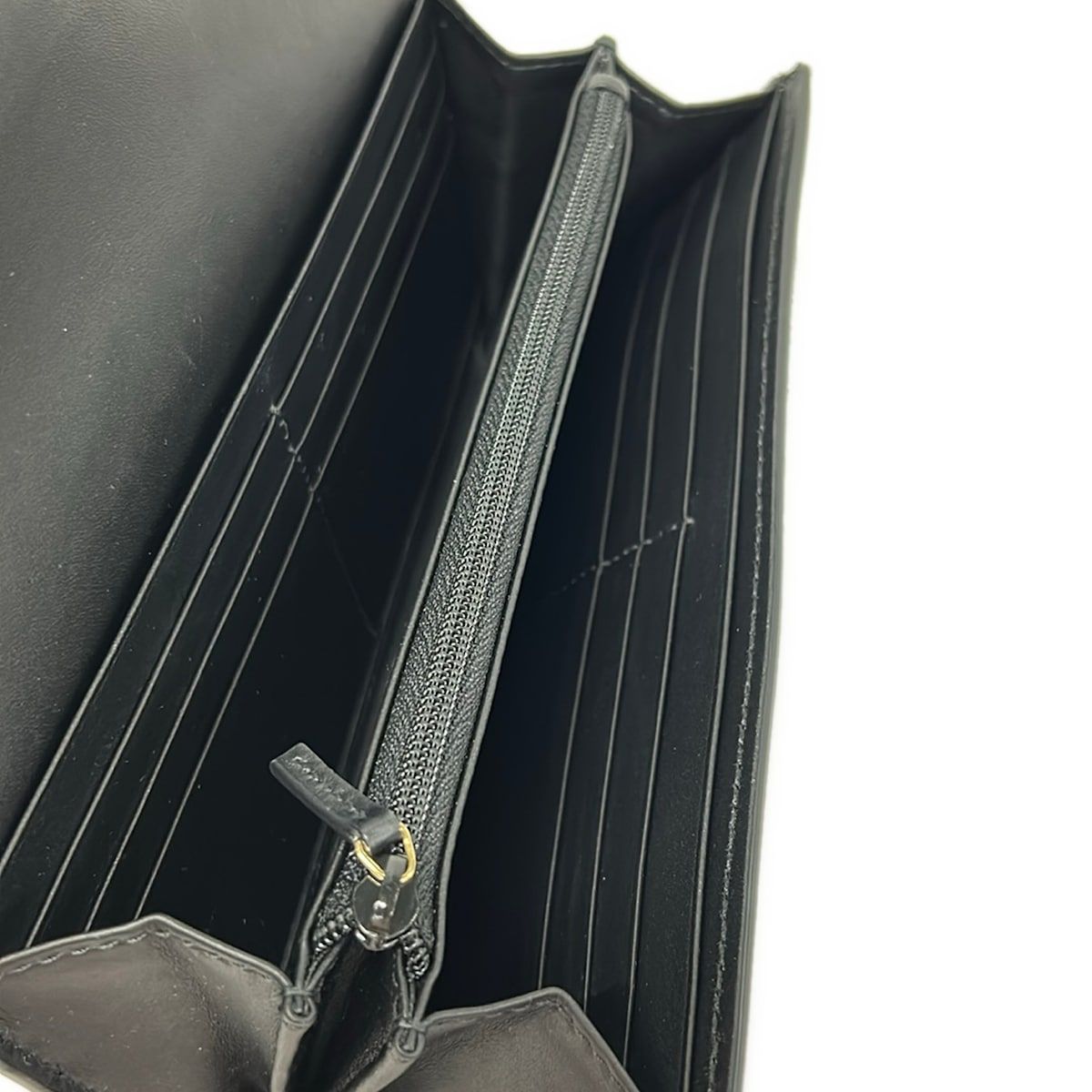 Gucci Wallet GG Plus Supreme Black Beige Dark Brown Leather — view 4