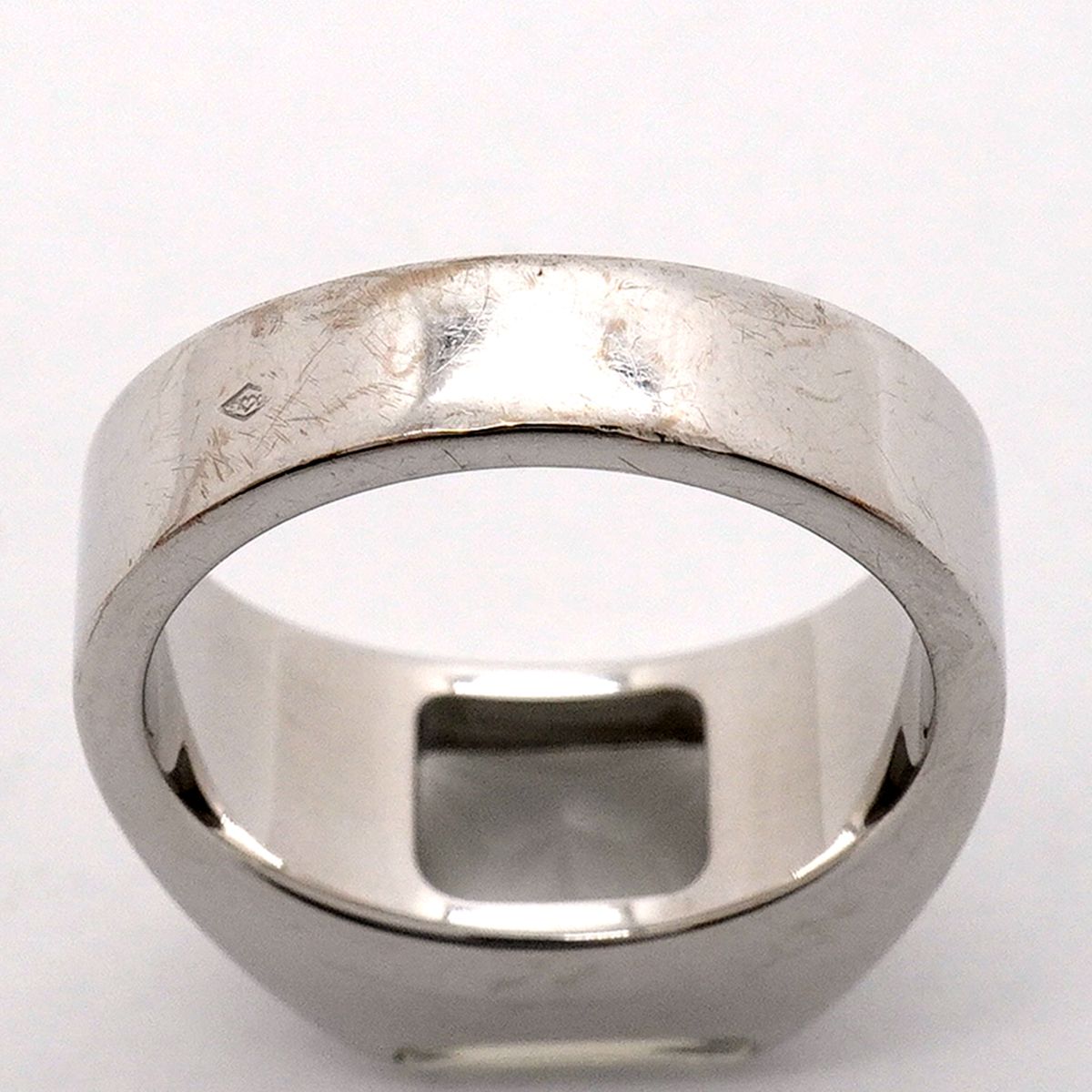 Cartier Ring Tank 18k White Gold Moonstone — view 5