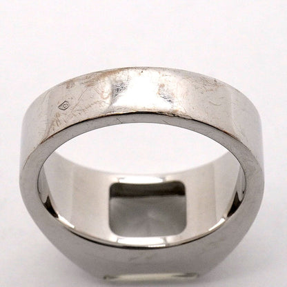 Cartier Ring Tank 18k White Gold Moonstone — view 5