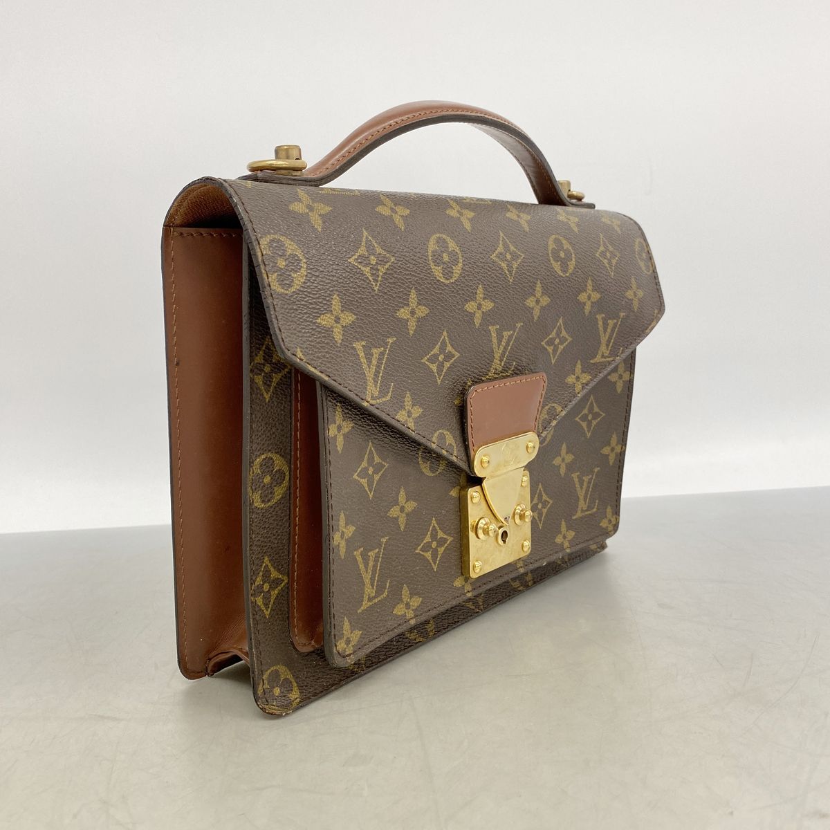 Louis Vuitton Handbag Monogram Monceau 26 Brown — view 2