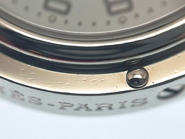 Hermes Clipper Watch Stainless Steel White Dial Quartz — view 6