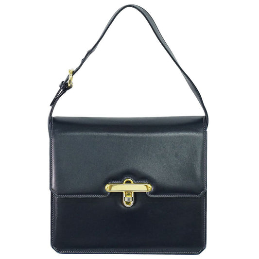 Gucci Leather Shoulder Bag Black