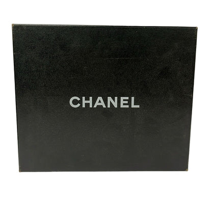 Chanel Short Boots Black Chain Wedge Sole Lambskin — view 8