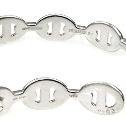 Hermes Bangle Chaine D'ancre Enchainee Silver Bracelet — view 6