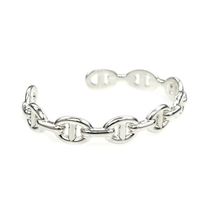 Hermes Bangle Chaine D'ancre Enchainee Silver Bracelet — view 4