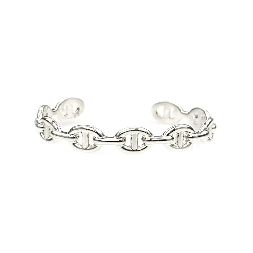 Hermes Bangle Chaine D'ancre Enchainee Silver Bracelet