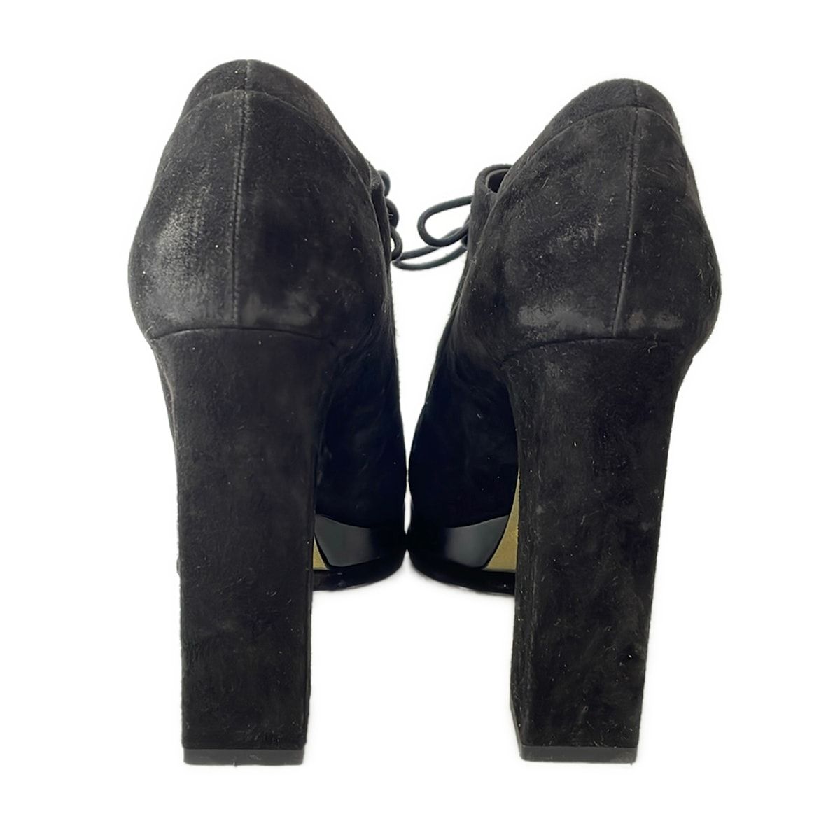 Chanel Booties 37C Black Leather Boots — view 3