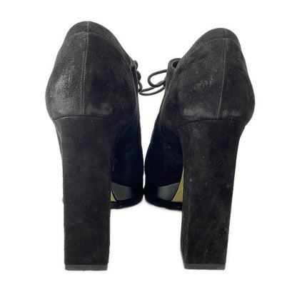 Chanel Booties 37C Black Leather Boots — view 3