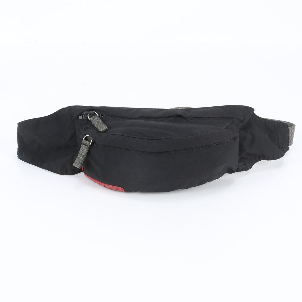Prada Sports Belt Bag Crossbody Body Waist Pouch Shoulder Black — view 2