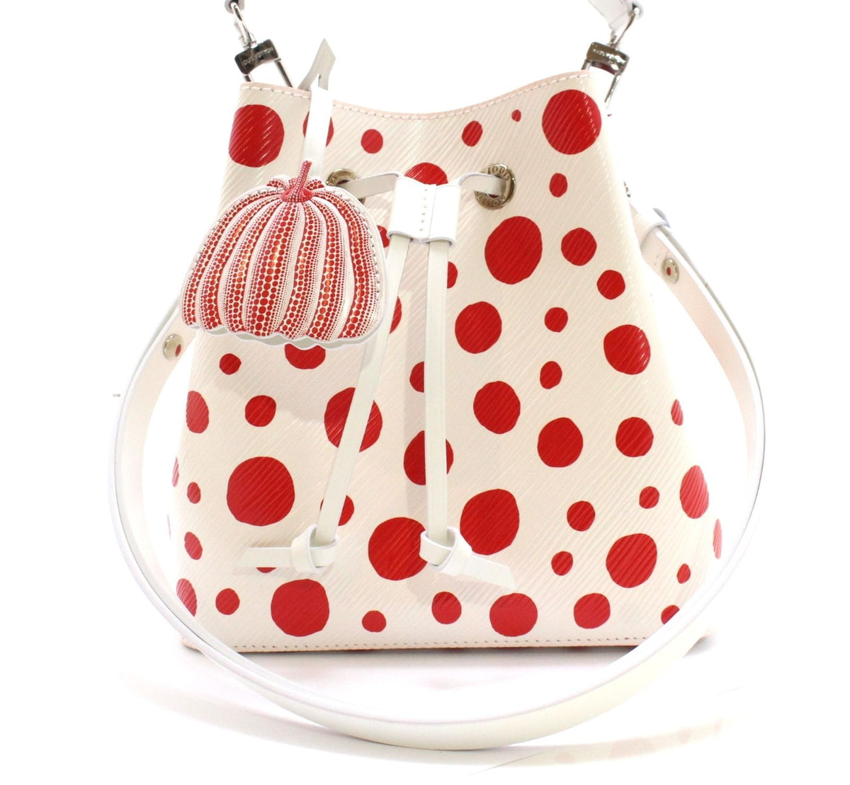 Louis Vuitton Neo Noe BB Epi White Red Handbag