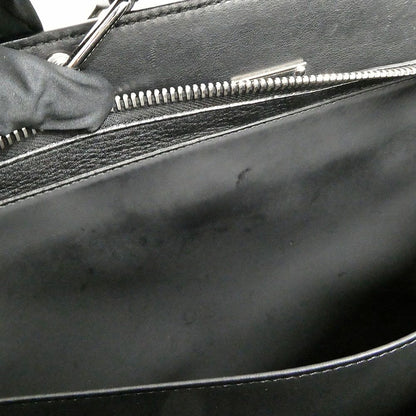 Fendi Peekaboo Iconic Essential Selleria Black Silver 2-Way Handbag — view 7