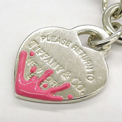 Tiffany & Co Bracelet Return to Tiffany Heart Splash Silver Pink — view 4
