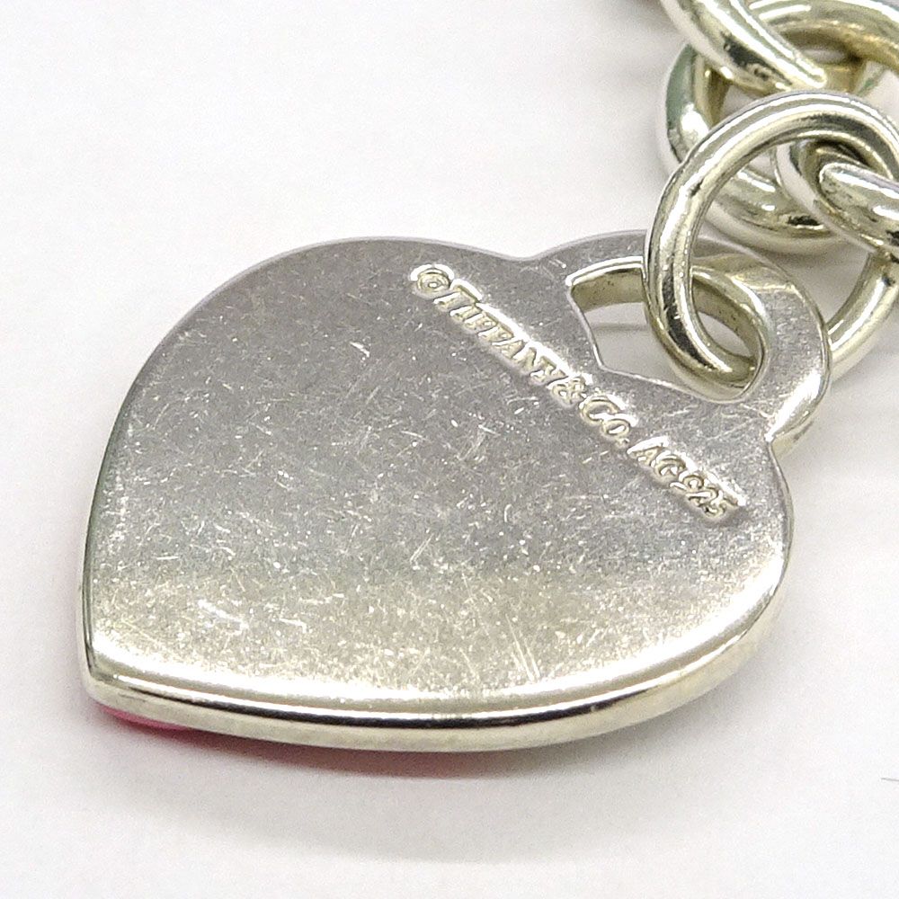 Tiffany & Co Bracelet Return to Tiffany Heart Splash Silver Pink — view 5