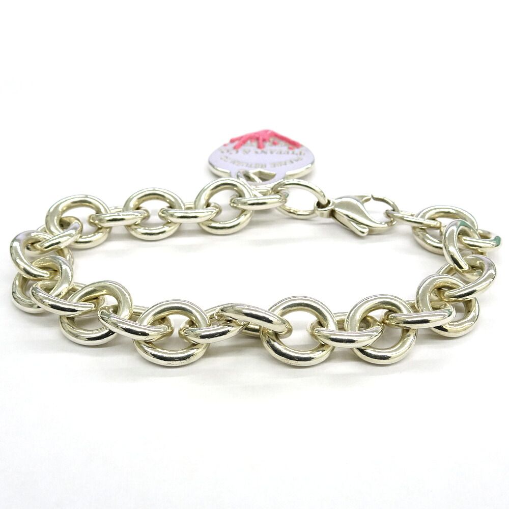 Tiffany & Co Bracelet Return to Tiffany Heart Splash Silver Pink — view 2