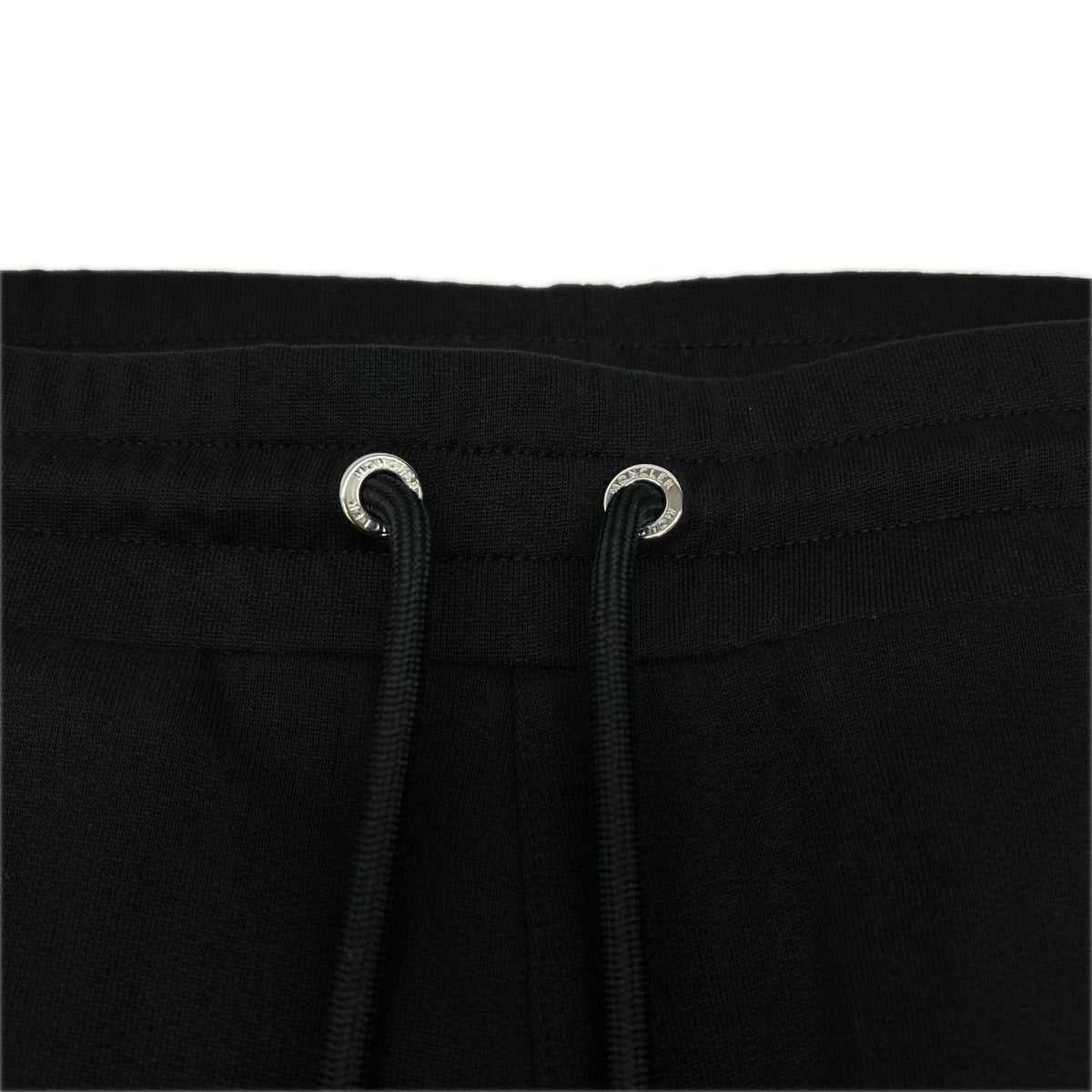 Moncler Black Leather Patch Pantalone Lungo Sweatpants Pants — view 3