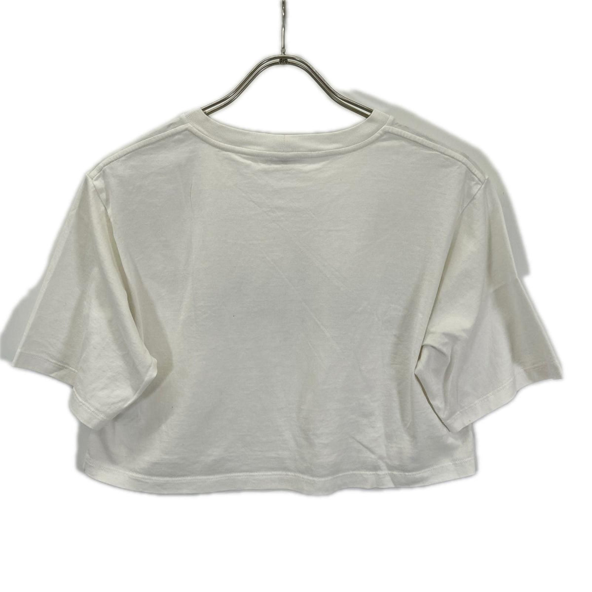 Celine White Cropped Length Short Sleeve T-Shirt XS — view 2
