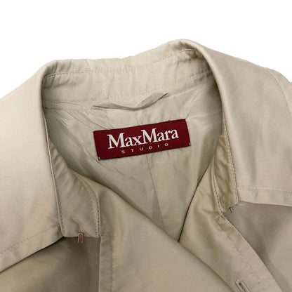 Max Mara Studio Trench Coat Double Breasted Beige 38 — view 7