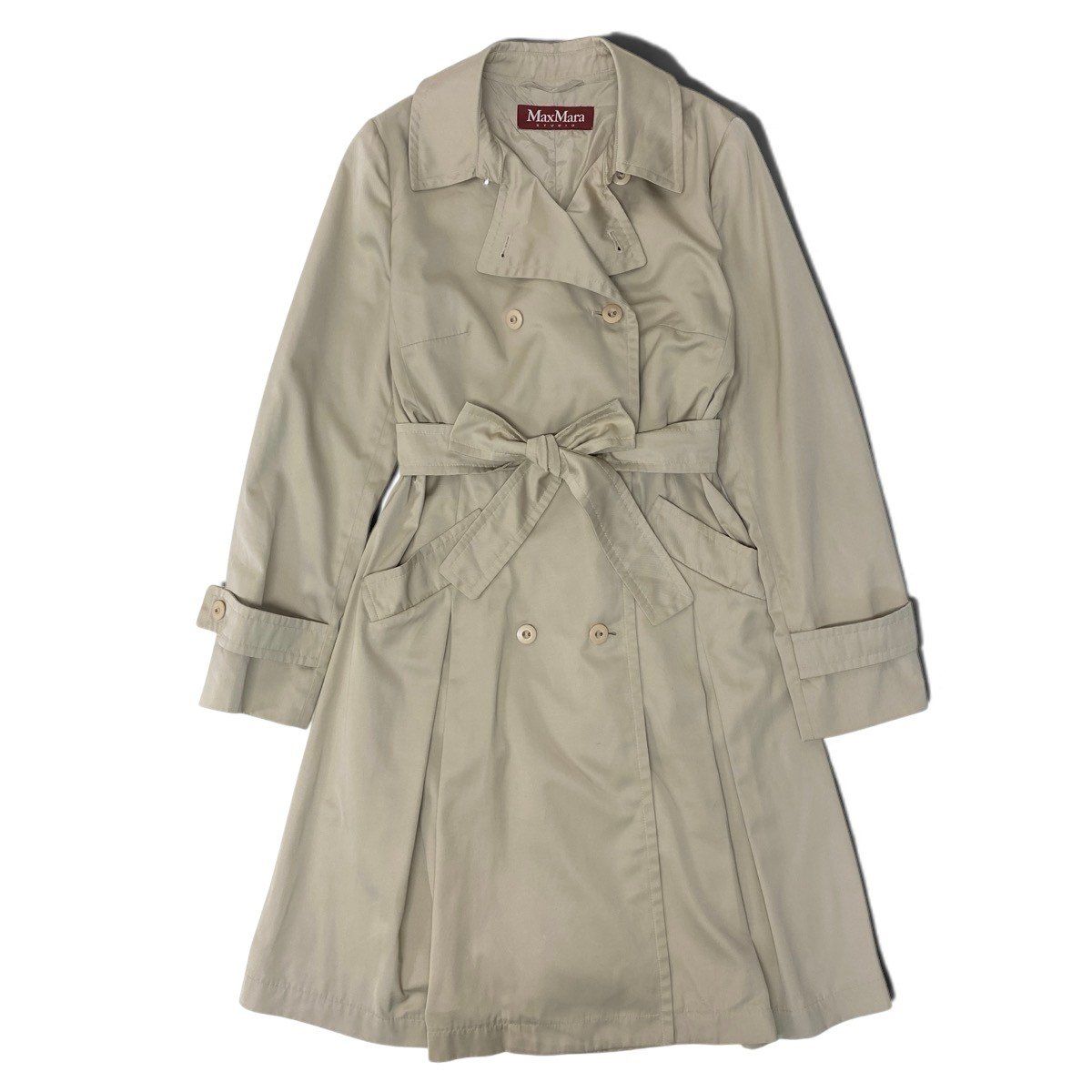 Max Mara Studio Trench Coat Double Breasted Beige 38 — view 2