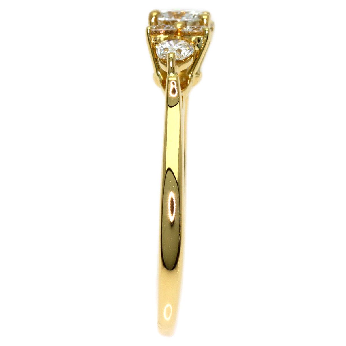 Tiffany & Co Seven Stone Diamond Ring 18k Yellow Gold — view 3