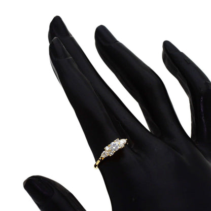 Tiffany & Co Seven Stone Diamond Ring 18k Yellow Gold — view 7