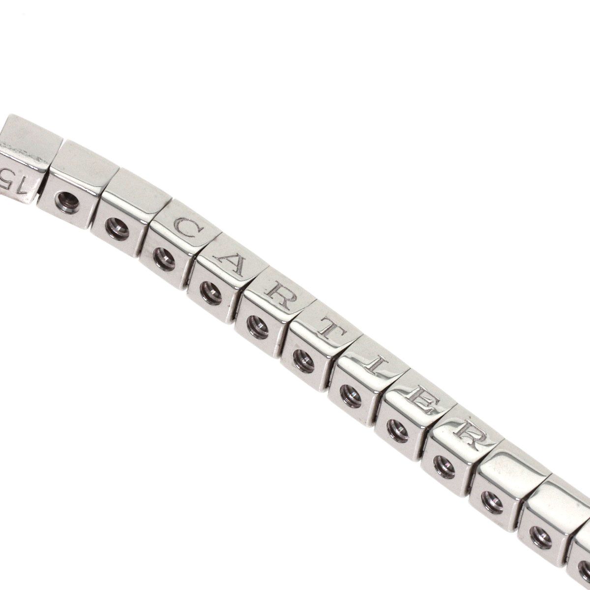 Cartier Lanieres 15 Bracelet 18k White Gold — view 5