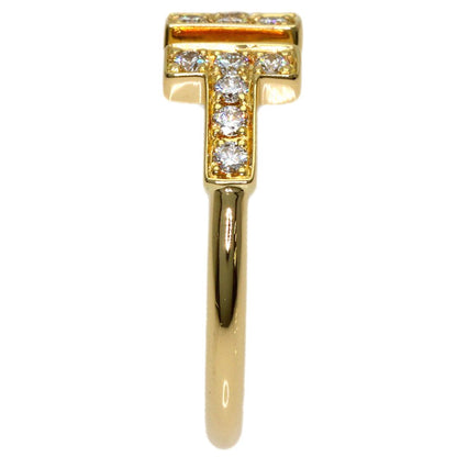 Tiffany & Co T Wire Diamond Ring 18k Yellow Gold — view 3