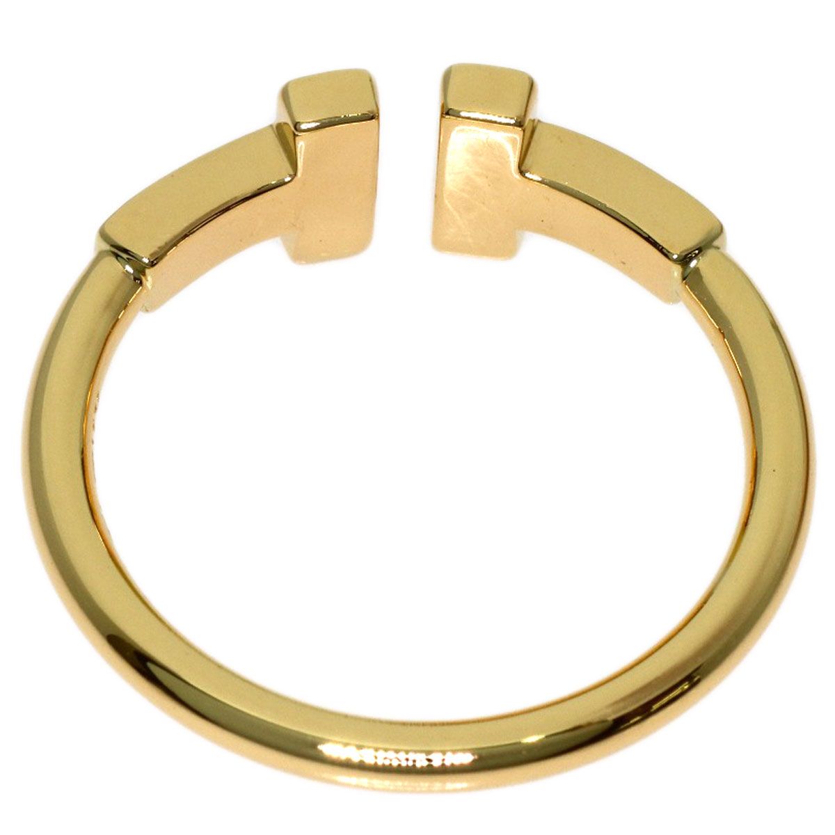 Tiffany & Co T Wire Diamond Ring 18k Yellow Gold — view 4