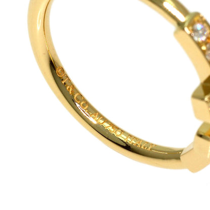 Tiffany & Co T Wire Diamond Ring 18k Yellow Gold — view 6